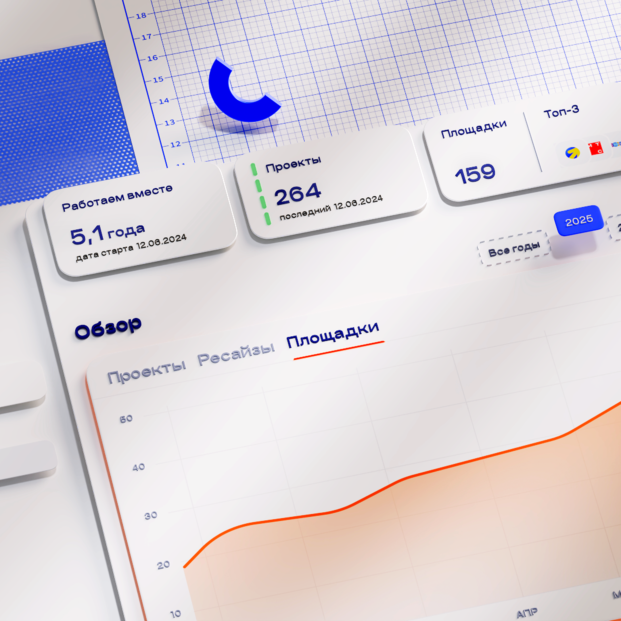 3D-шоурил личного кабинета для клиентов TOLKUNOV